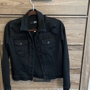 Kut from the Kloth Black Denim Trucker Jacket - Women's